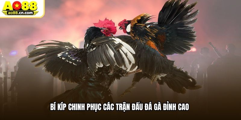 Bí kíp chinh phục các trận đấu đá gà đỉnh cao