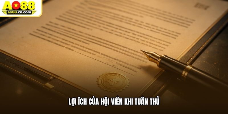 Điều Khoản Điều Kiện 1 Lợi ích của hội viên khi tuân thủ điều khoản điều kiện tại AO88.COM