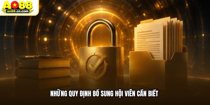 Điều Khoản Điều Kiện 3 Những quy định bổ sung hội viên cần biết