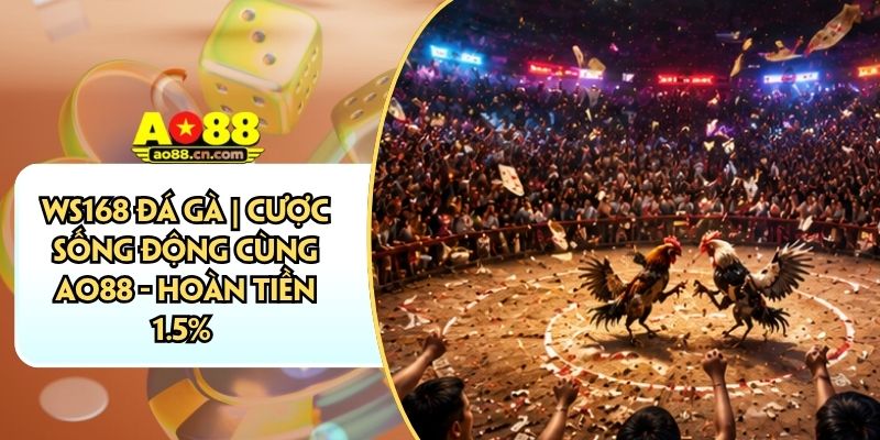 Ws168 Đá Gà | Cược Sống Động Cùng AO88 - Hoàn Tiền 1.5%